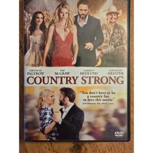 Country‎ Strong (DVD, 2010), Paltrow, McGraw, Excellent Condition